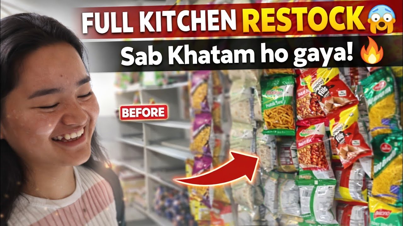 Restock kitchen groceries. #vlog #virel