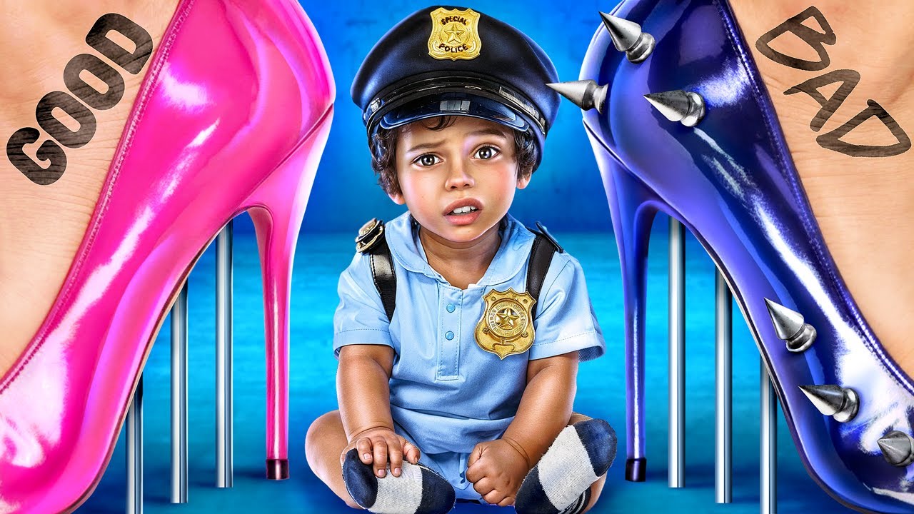 İyi Anne VS Kötü Anne Hapiste Harika Ebeveynlik Tüyoları ve Komik Durumlar! Polis Kayıp