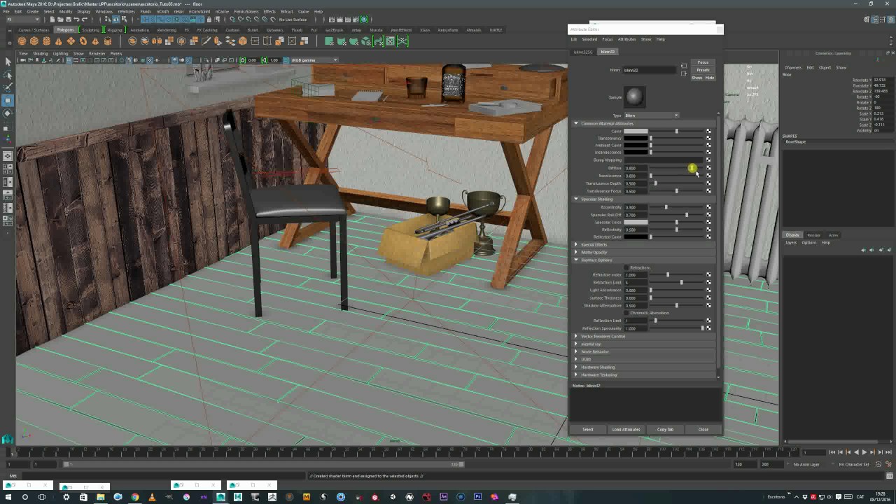 Texturizado en Maya Parte 02