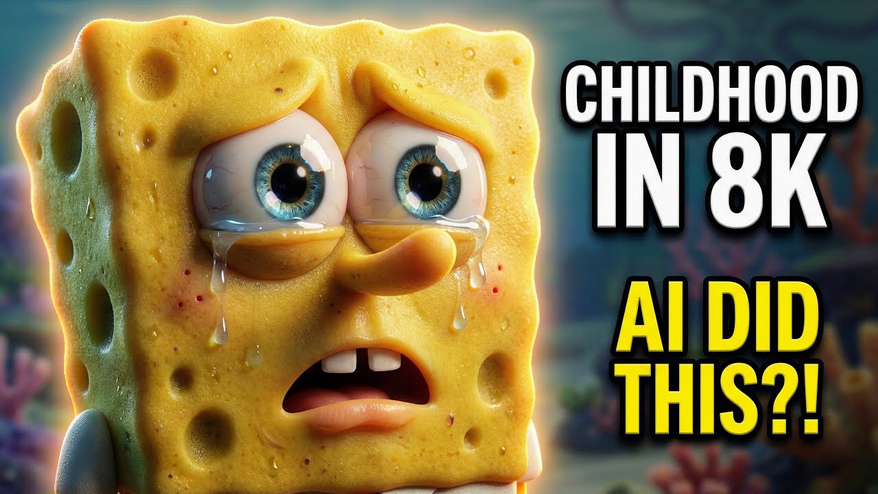 SpongeBob SquarePants in 8K HDR 60FPS Remastered UHD | Best Classic Moments @RetroRemasteredAI-HDR  