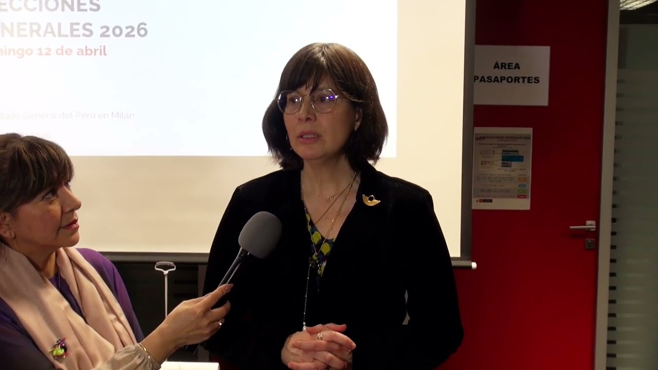 ELECCIONES GENERALES PERU 2026 - SEGUNDA REUNION INFORMATIVA, Consulado General del Perú en Milán .