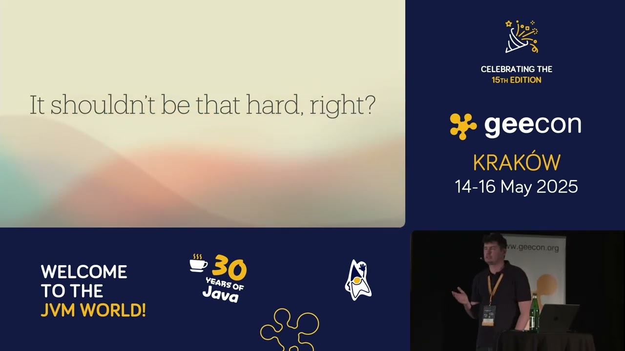 GeeCON 2025: Piotr Łaskawiec - Say 