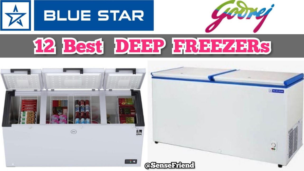 12 Best DEEP FREEZERs by Godrej & Bluestar | Single & Double Door Deep Freezers