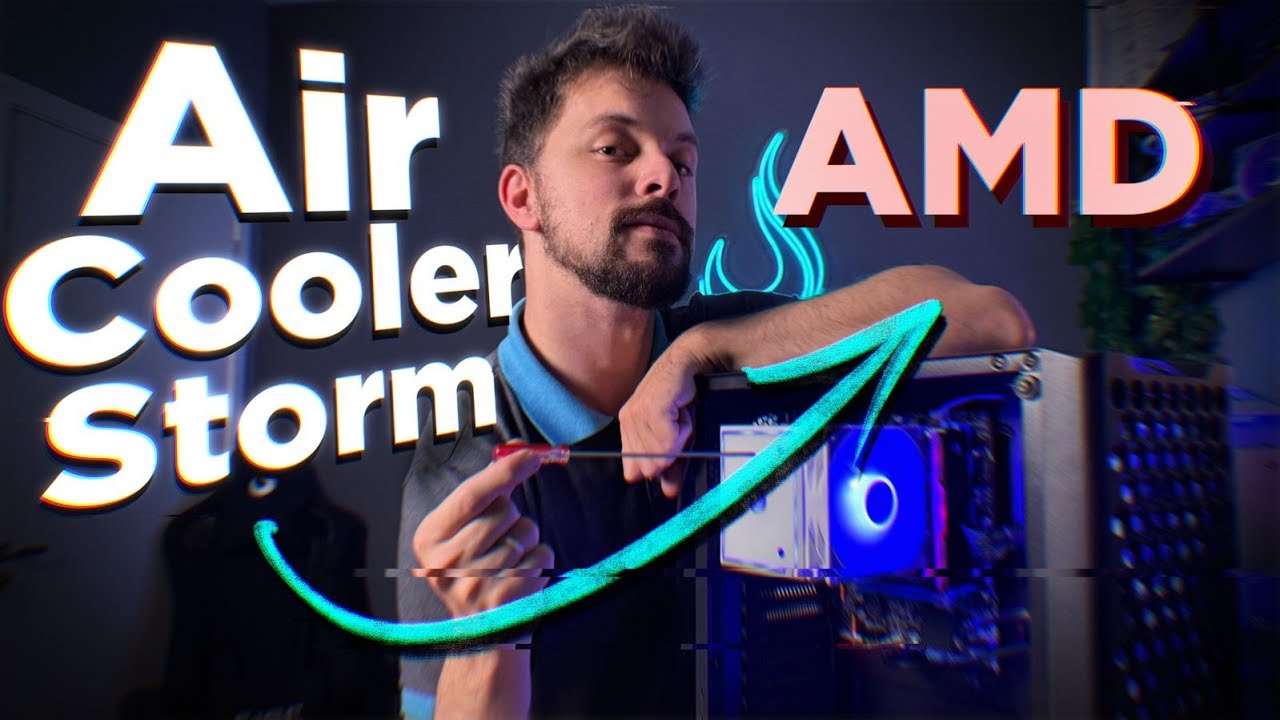 COMO MONTAR AIR COOLER STORM RISE MODE EM PROCESSADOR AMD