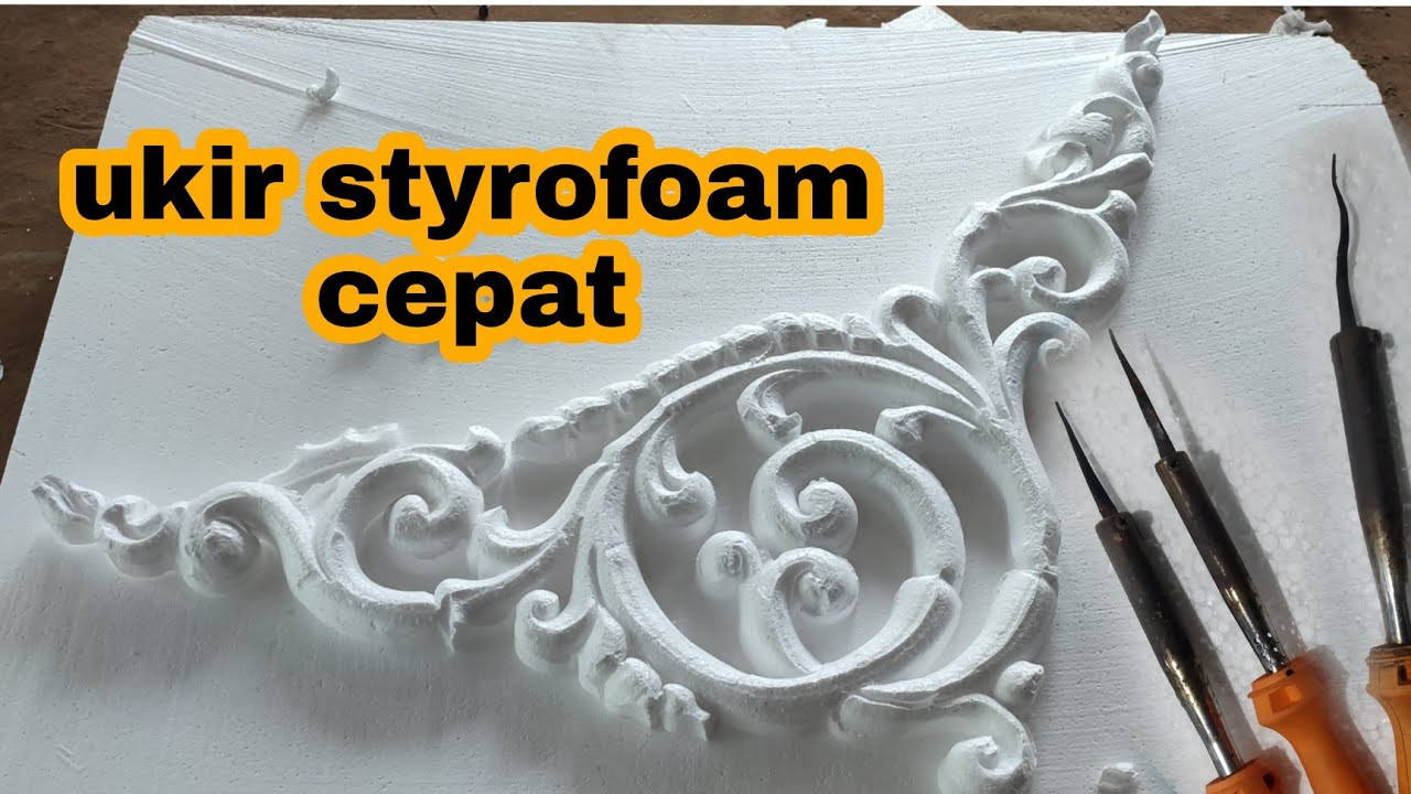 #dididekor.cara mengukir styrofoam... cepat mudah dan rapi, menggunakan solder modifikasi.