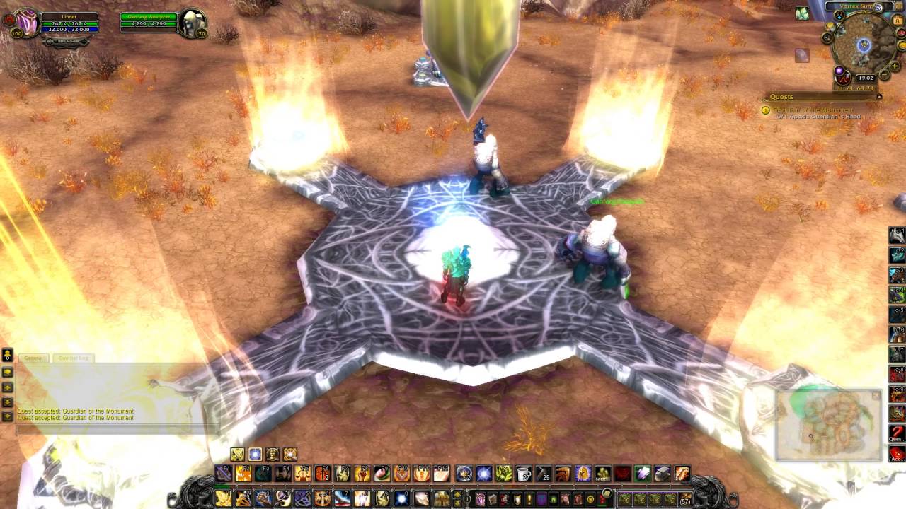 Guardian Of The Monument Quest ID 11059 Playthrough Blade's Edge Mountains