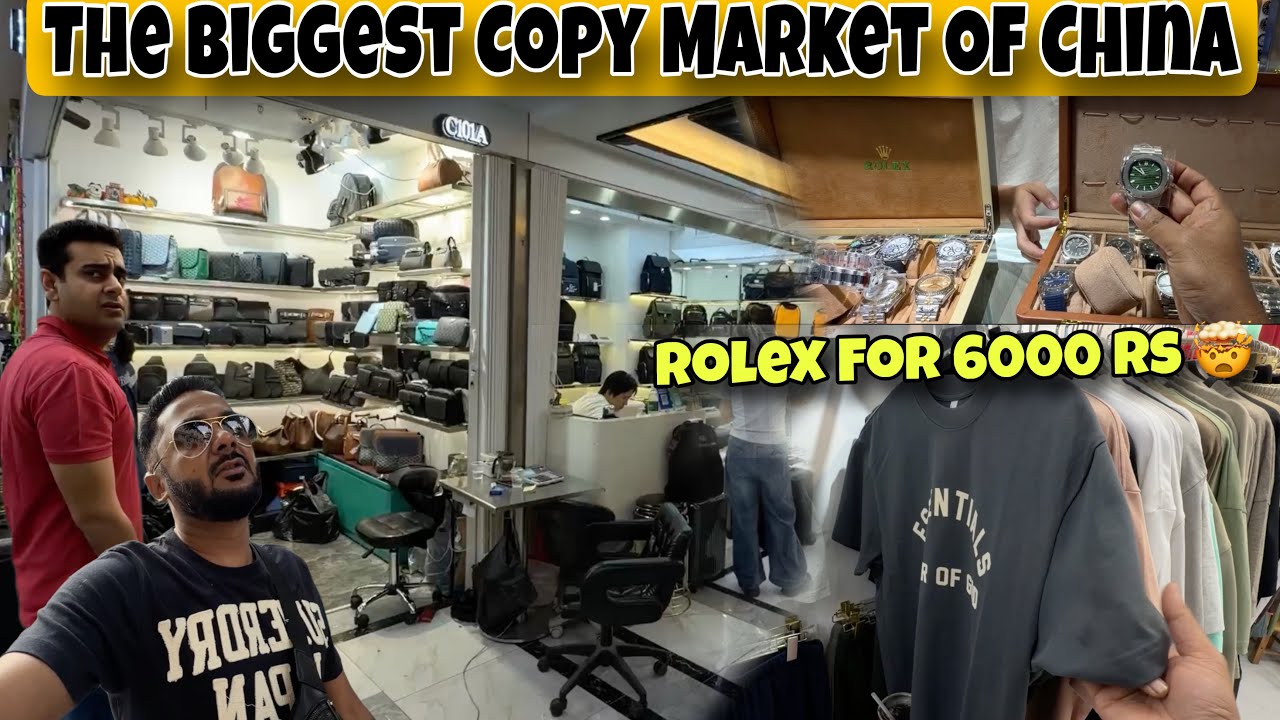 I Went Inside The Biggest COPY Luxury Goods Market Of China | ExploreTheUnseen2.0