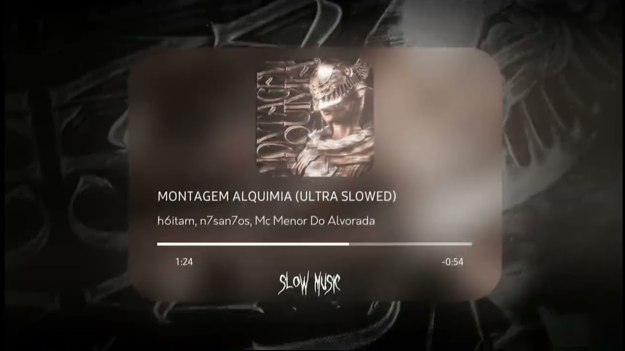 h6itam, n7san7os & Mc Menor Do Alvorada - MONTAGEM ALQUIMIA (SUPER SLOWED) | Brazilian Funk