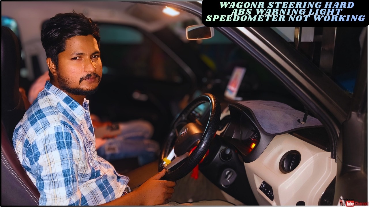 Maruti Suzuki Wagonr Steering Wheel Hard | ABS Light Stay On Cluster | Fuse Blown | DTC - U0121