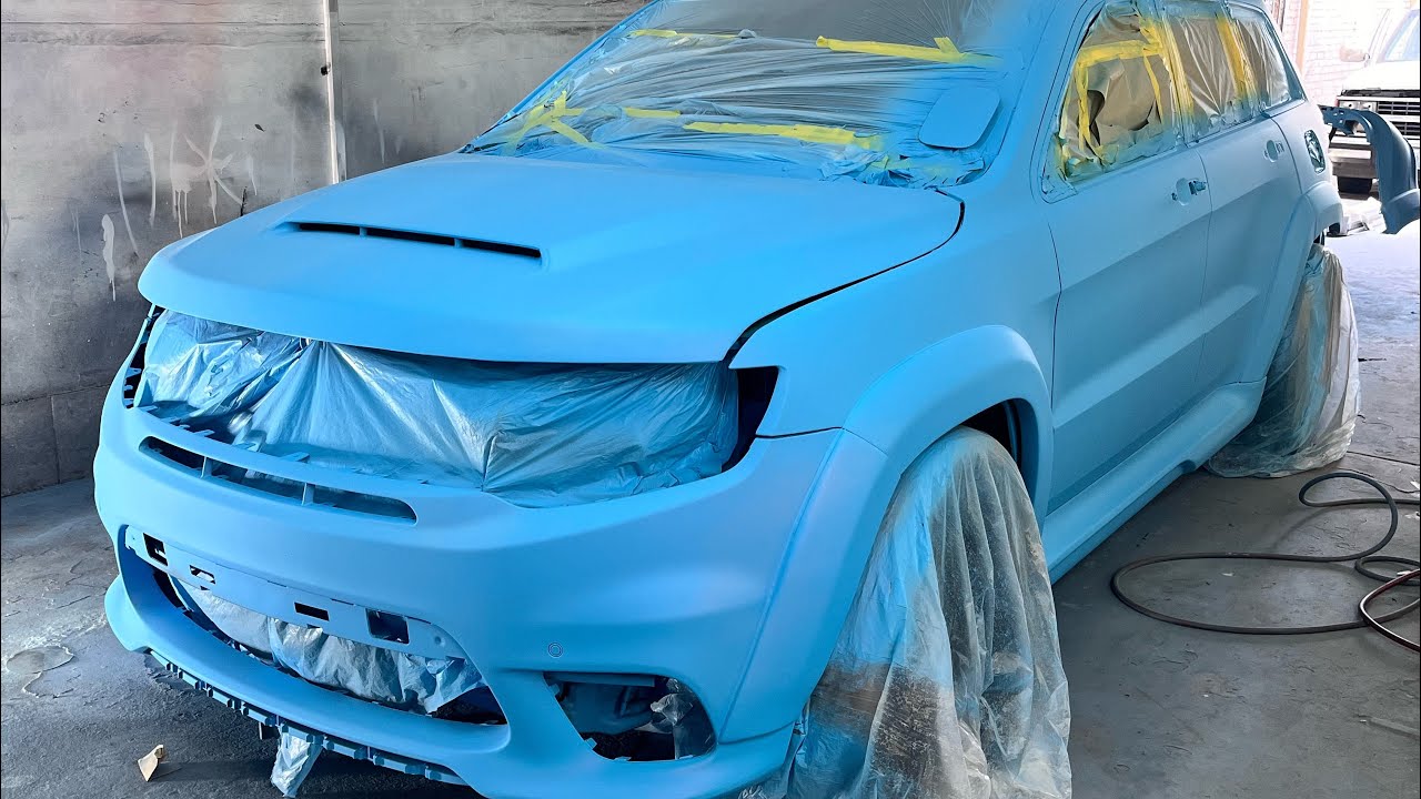 TRACKHAWK BUILD FINALLY PAINTED!!!!