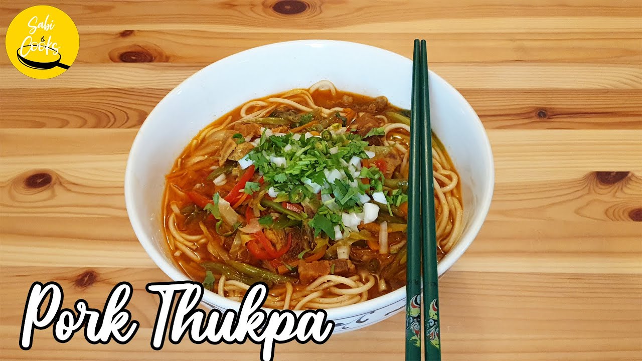 Pork Thukpa Dharane Style || Pork Noodle Soup at home || Pork Thukpa - Nepali Style