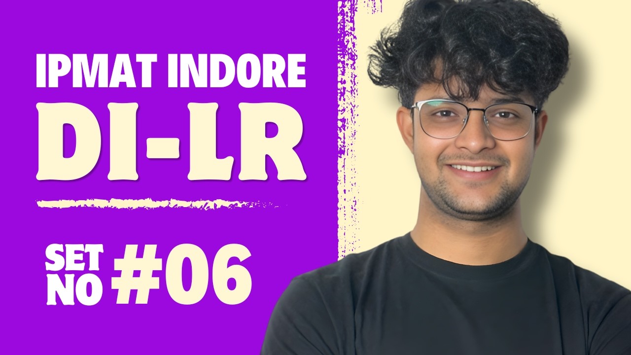 IPMAT 2026 DILR Daily Practice | Set 06 ⚾️ 50-50 Series