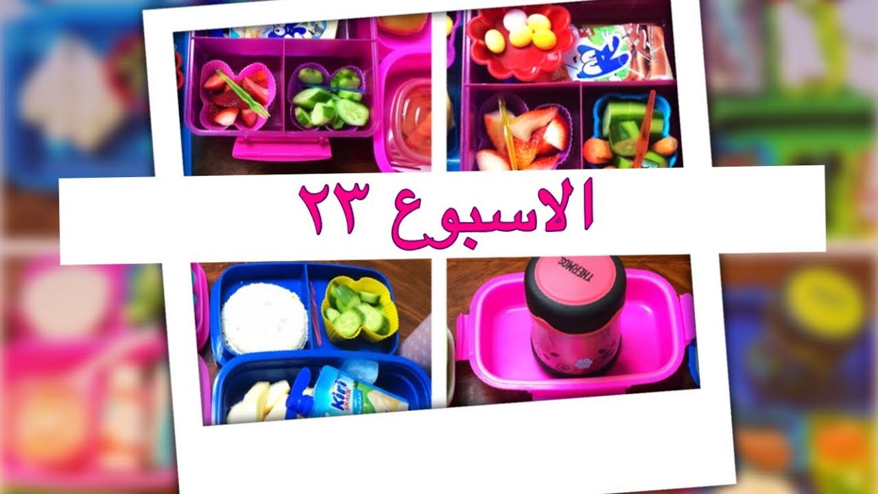 أفكار اللانش بوكس الاسبوع ٢٣ / Lunch Box Ideas Week 23
