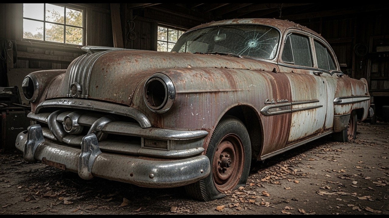 ASMR Car Restoration! 1952 Pontiac Chieftain Full Restoration Abandoned to Like New