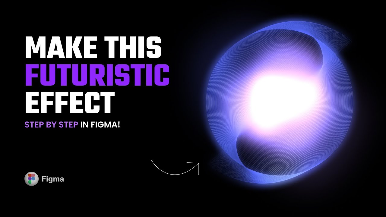Create Modern Futuristic Glowing effect In Figma | Figma Tutorial