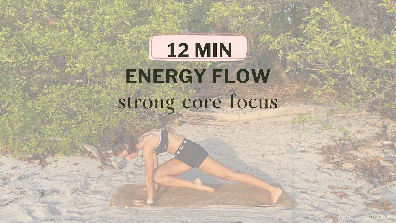 Energizing flow in Costa Rica｜Focus strong core pour réchauffer le corps et le coeur