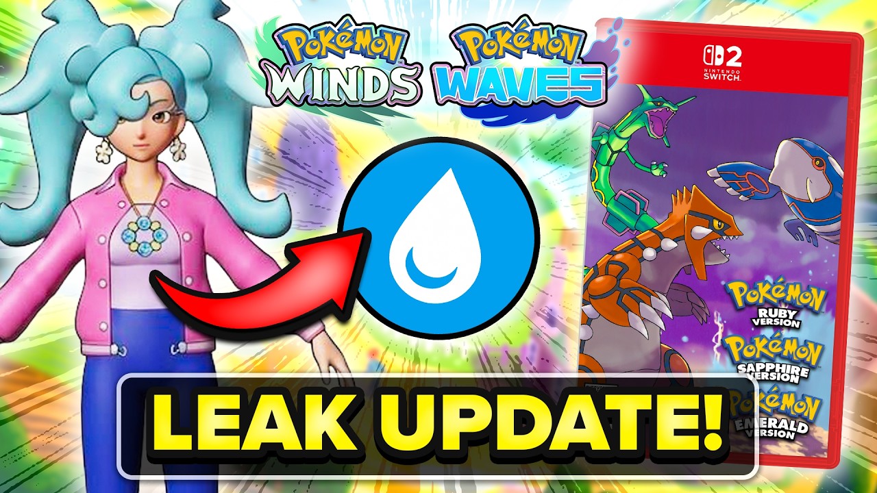 ЭЛИТНАЯ ЧЕТВЕРКА в WINDS and WAVES?! Порт RSE на Switch и многое другое! Свежие утечки по Pok&eacute;mon!