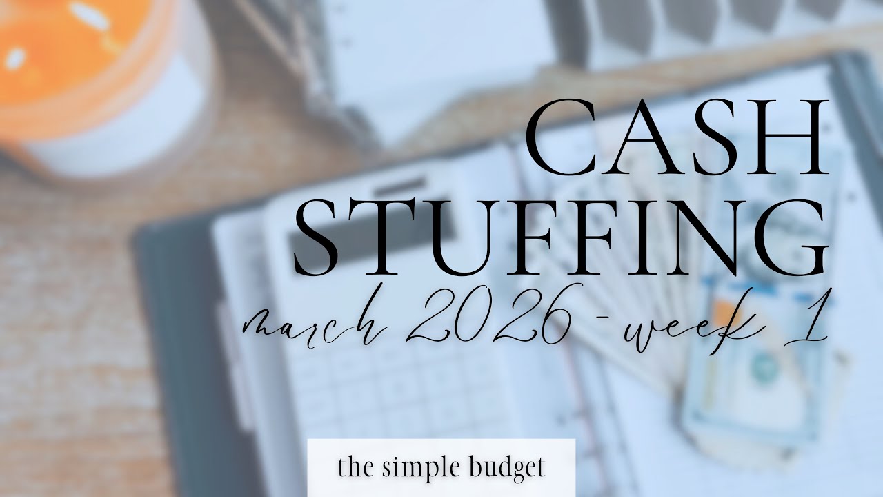 Наполнение конвертов наличными | Наполнение наличными на сумму 1035 долларов | Бюджет с нуля | Бю...