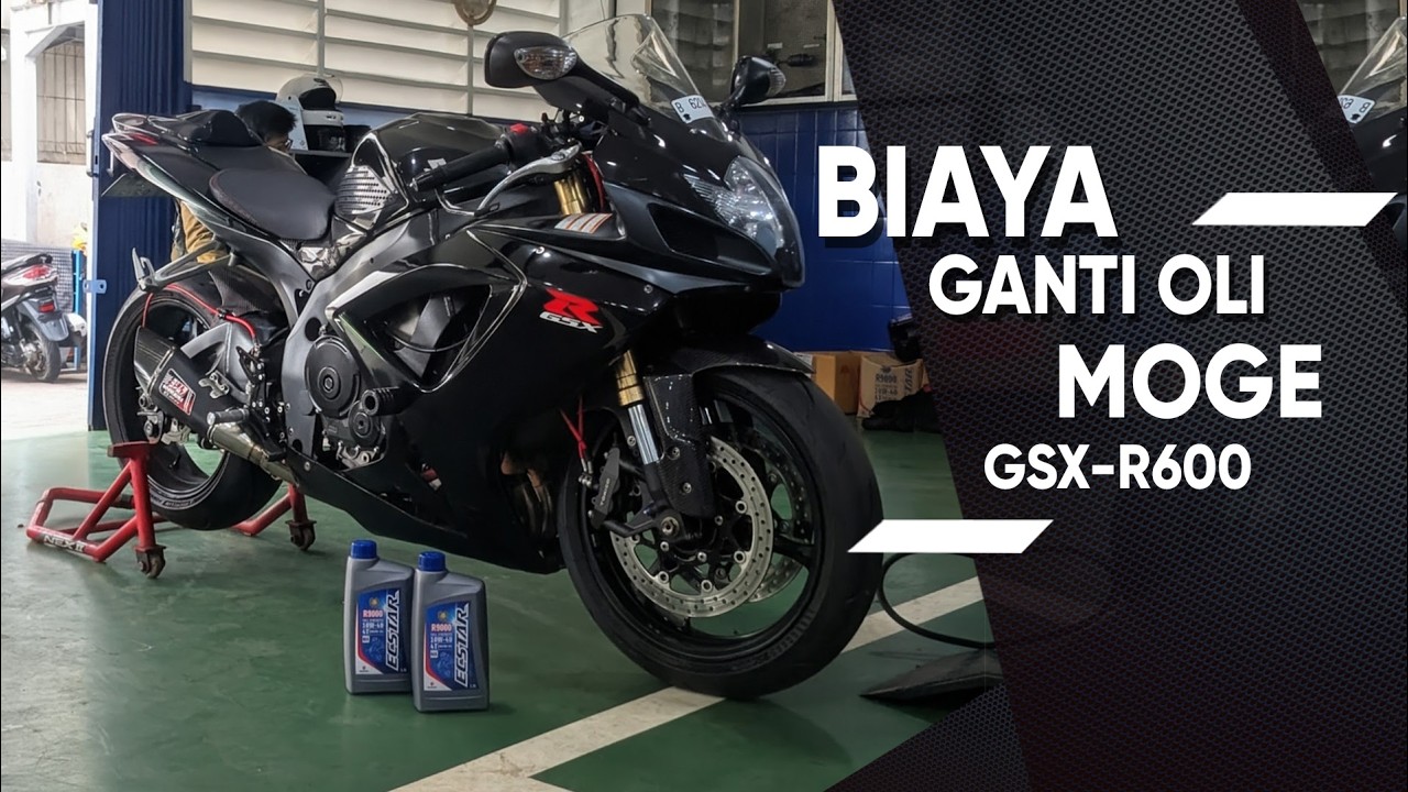 Ganti Oli Pasca Break In Turun Mesin GSX-R600 pake Oli Ecstar