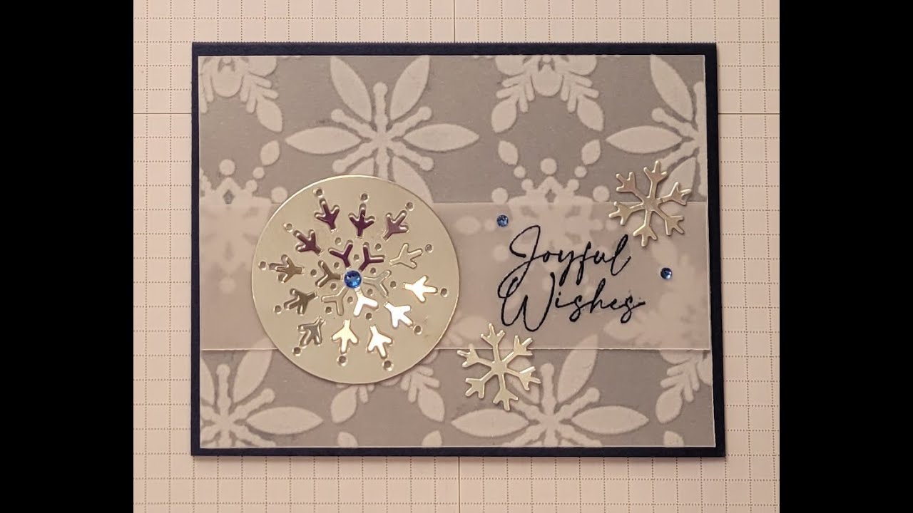 Joyful Flurry Flocked Snowflake Vellum