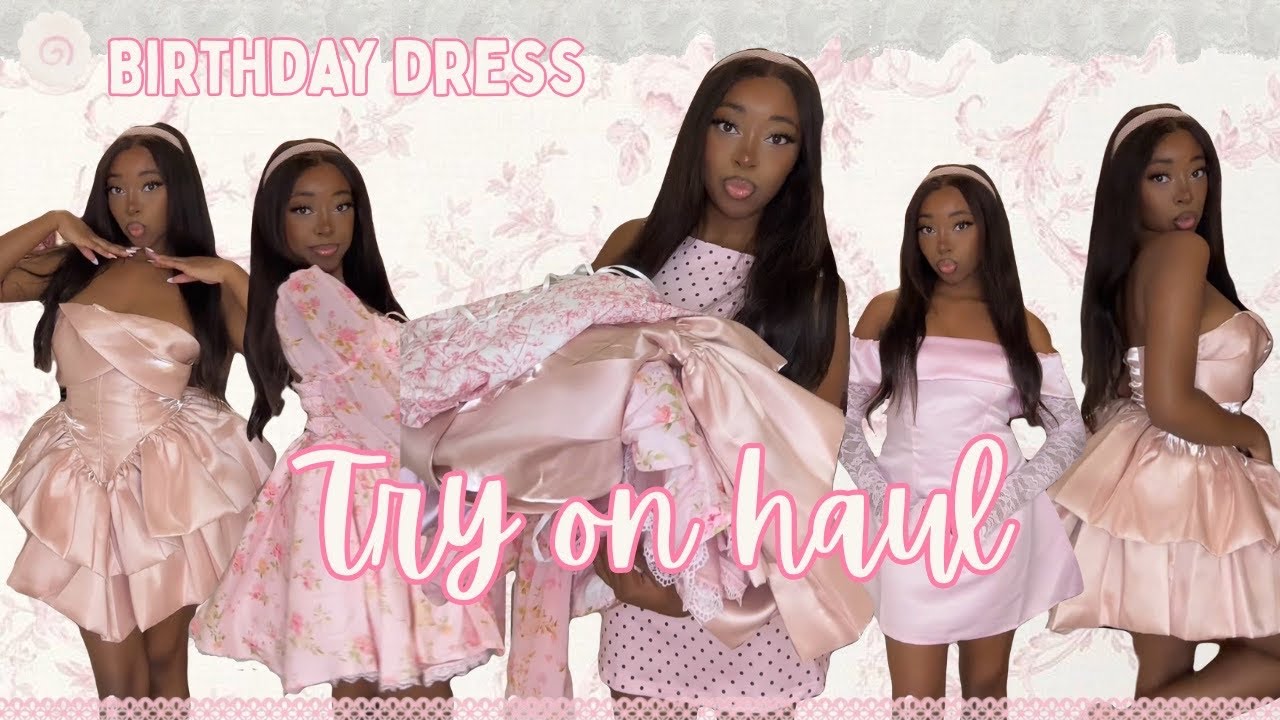 Try on my Birthday Dresses with me SHEIN Dresses You’ll LOVE | JordynZahmarie
