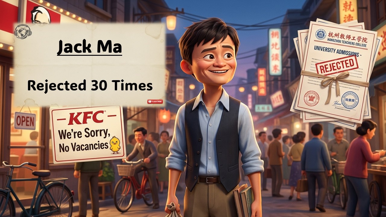Jack Ma - The Rejection That Changed His Vision | English listening practice | Graded Reader