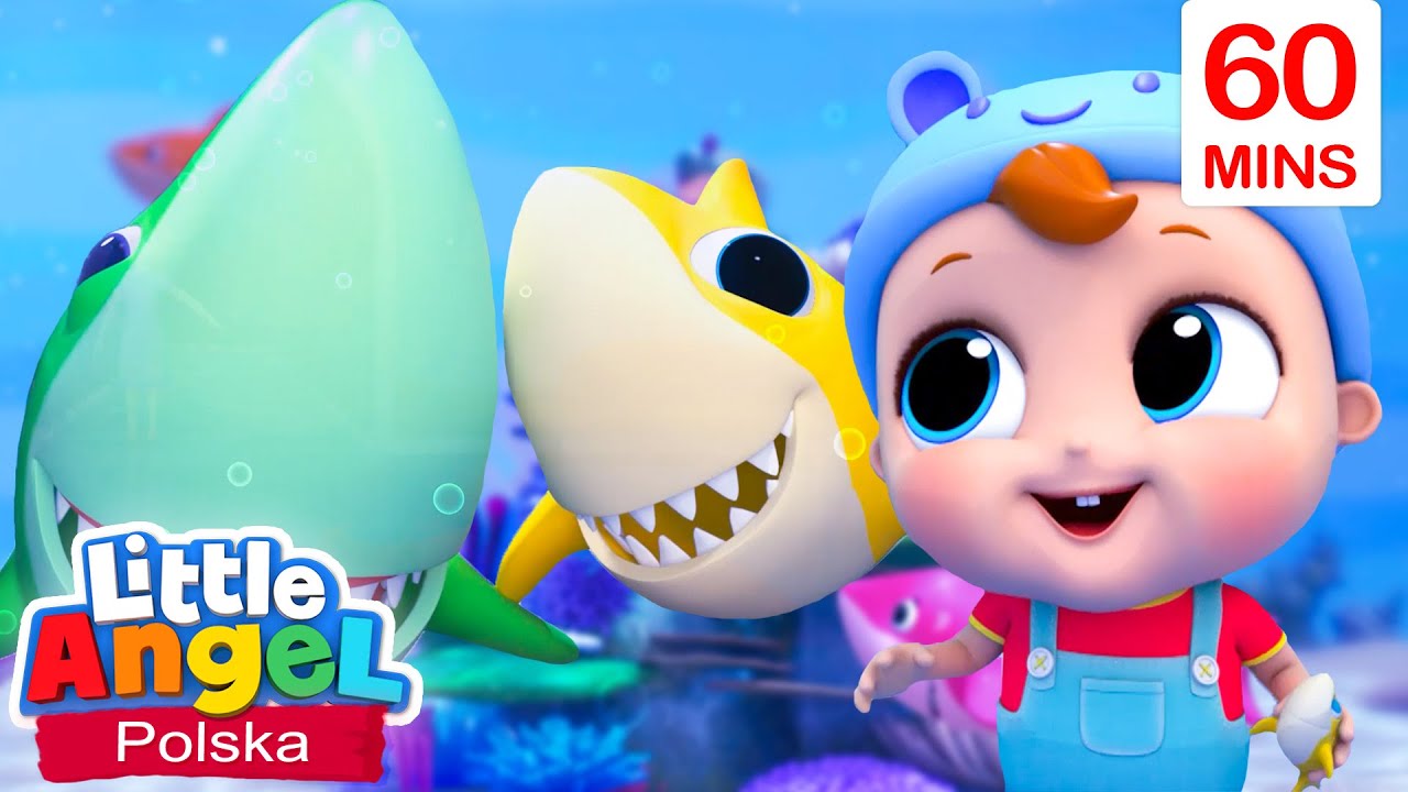 Rekin brzdąc | Piosenki Dla Dzieci | Little Angel Po Polsku