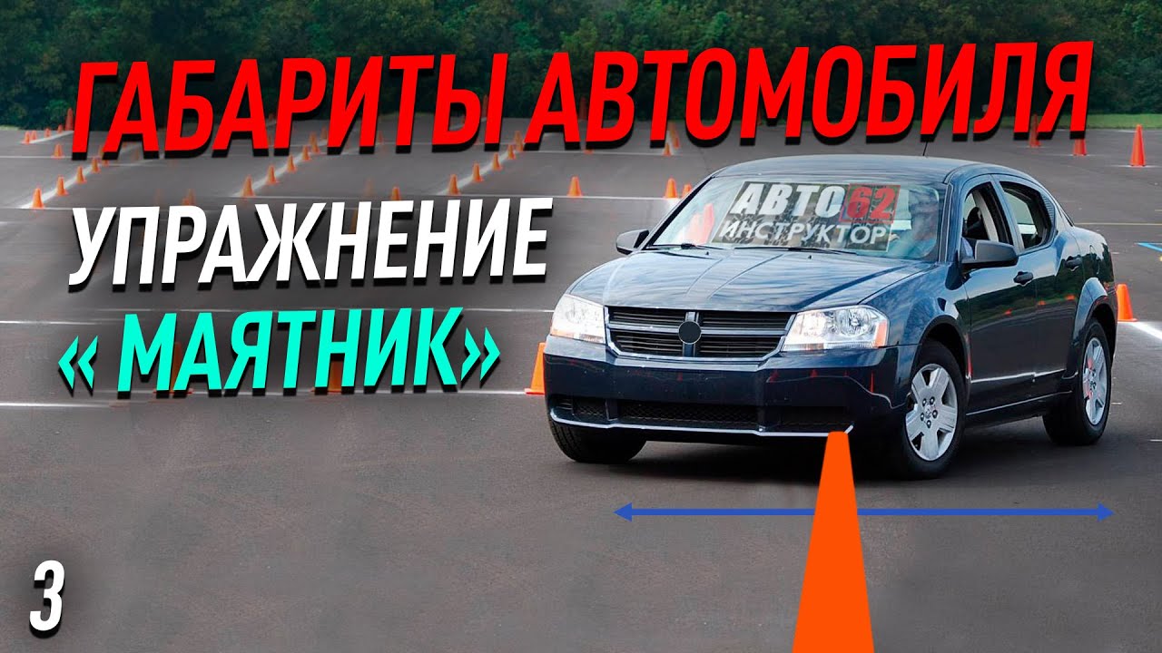 Габариты автомобиля. Упражнение 