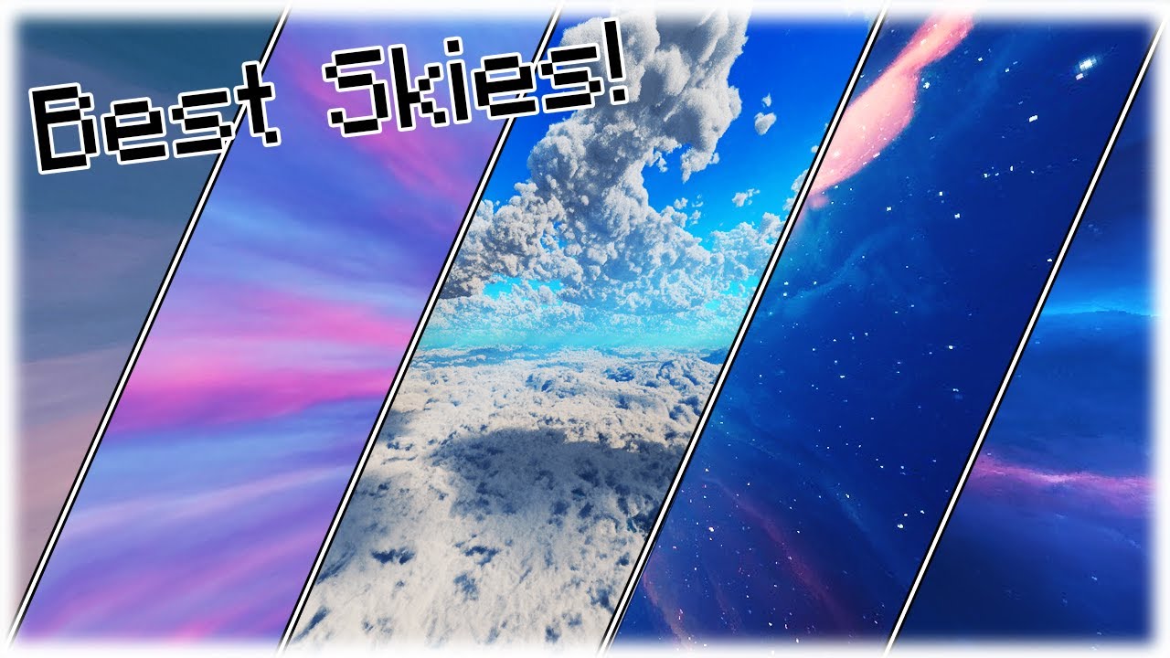 Top 10 BEST Sky Overlays! [Minecraft 1.8.9]