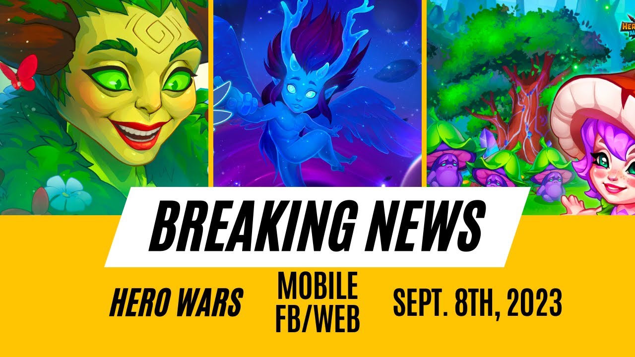 Hero Wars News You CAN'T Miss!! September 8th 2023
