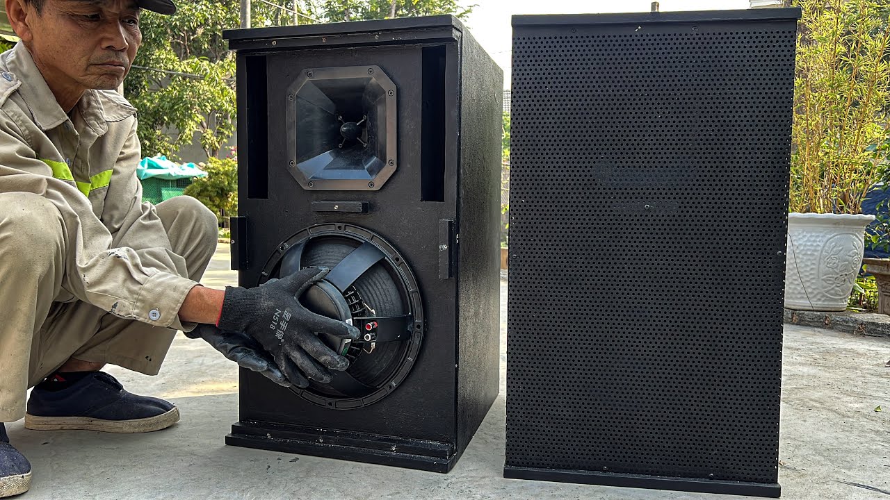 Design And Build A Pair Of Super Powerful Full-Range Speakers // Powerful Outdoor Sound Project