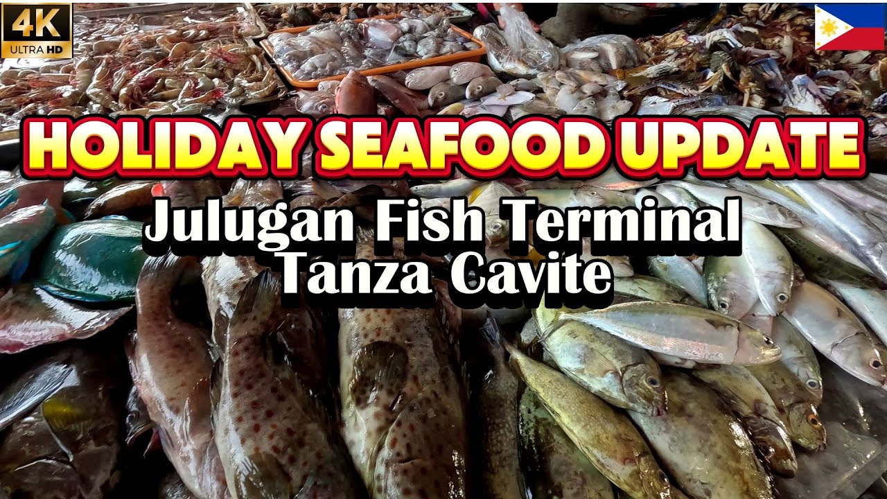 Seafood Prices Today! 🎄 Julugan Fish Terminal Tanza Cavite Fish Market Tour
