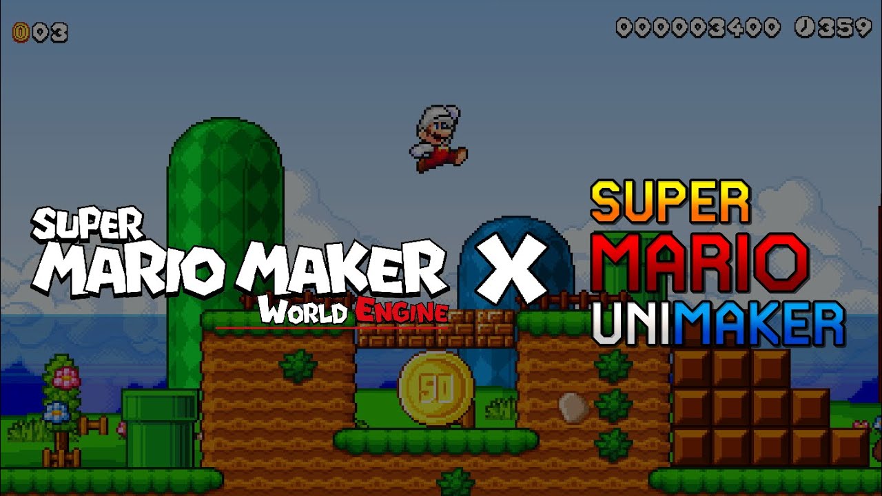 Super Mario UniMaker Texture - Super Mario Maker World Engine - Tráiler - V2.1R