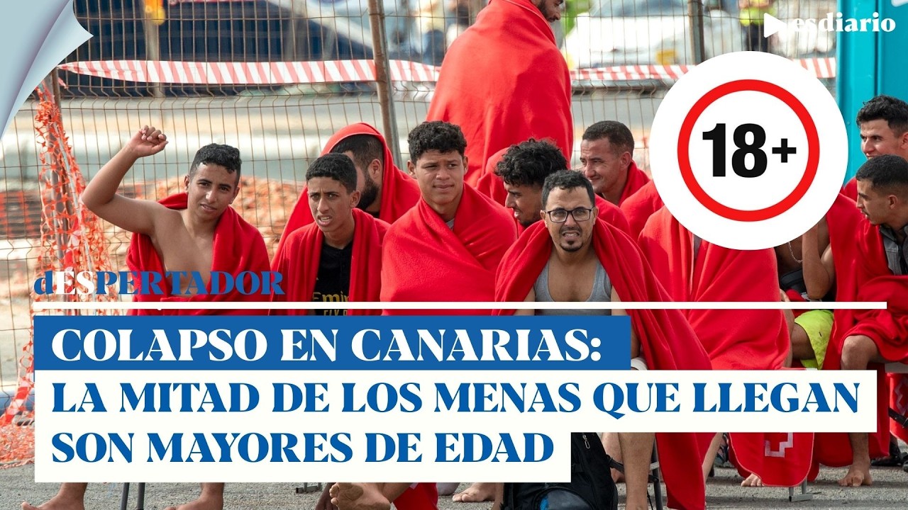 Colapso en Canarias: la mitad de los menas que llegan son mayores de edad | ESdiario