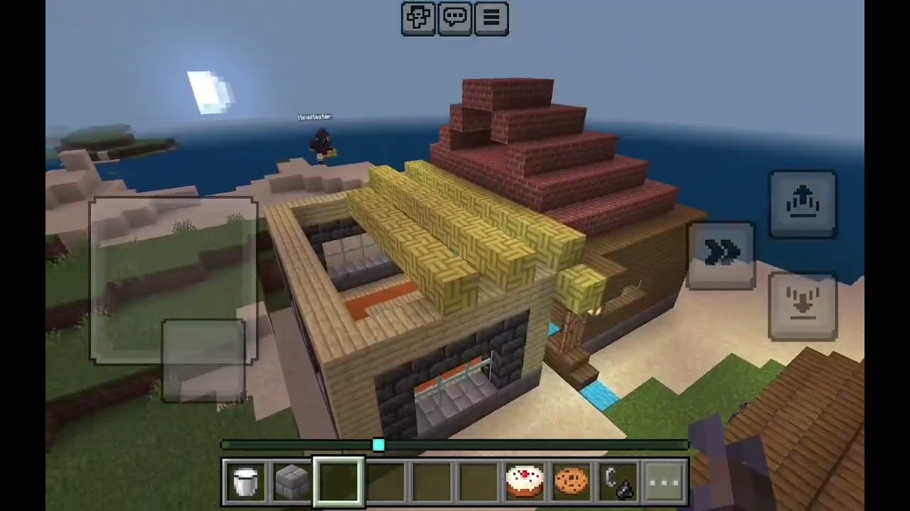 We built a big house from two diferent sides