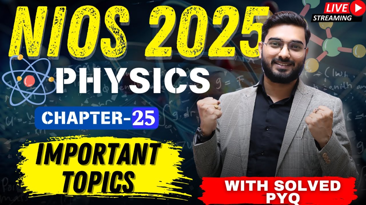 Dual Nature of Radiation – High-Scoring Topics & PYQs for NIOS Students!
