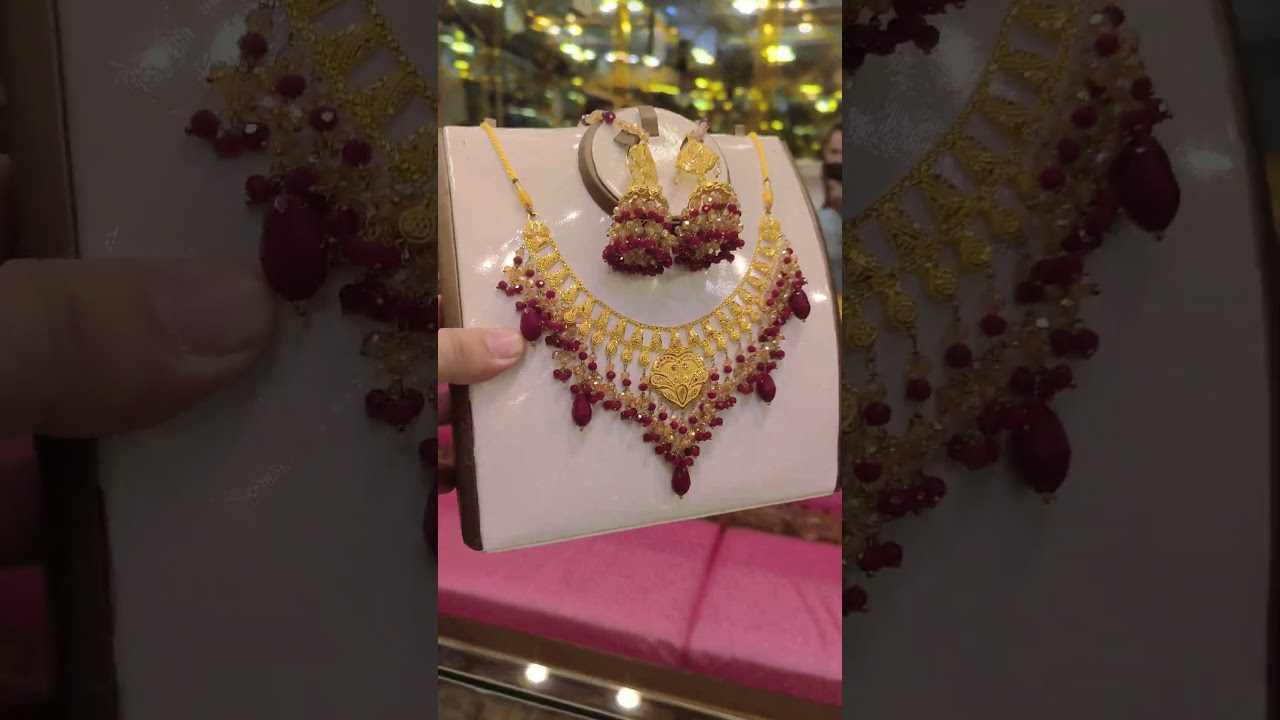 1 tola light weight beautiful Gold set