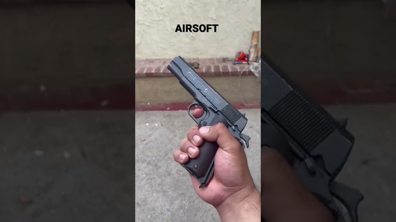 1911 or 2011?       #airsoft #bbgun #toygun #shorts #1911 #2011 #combatmaster