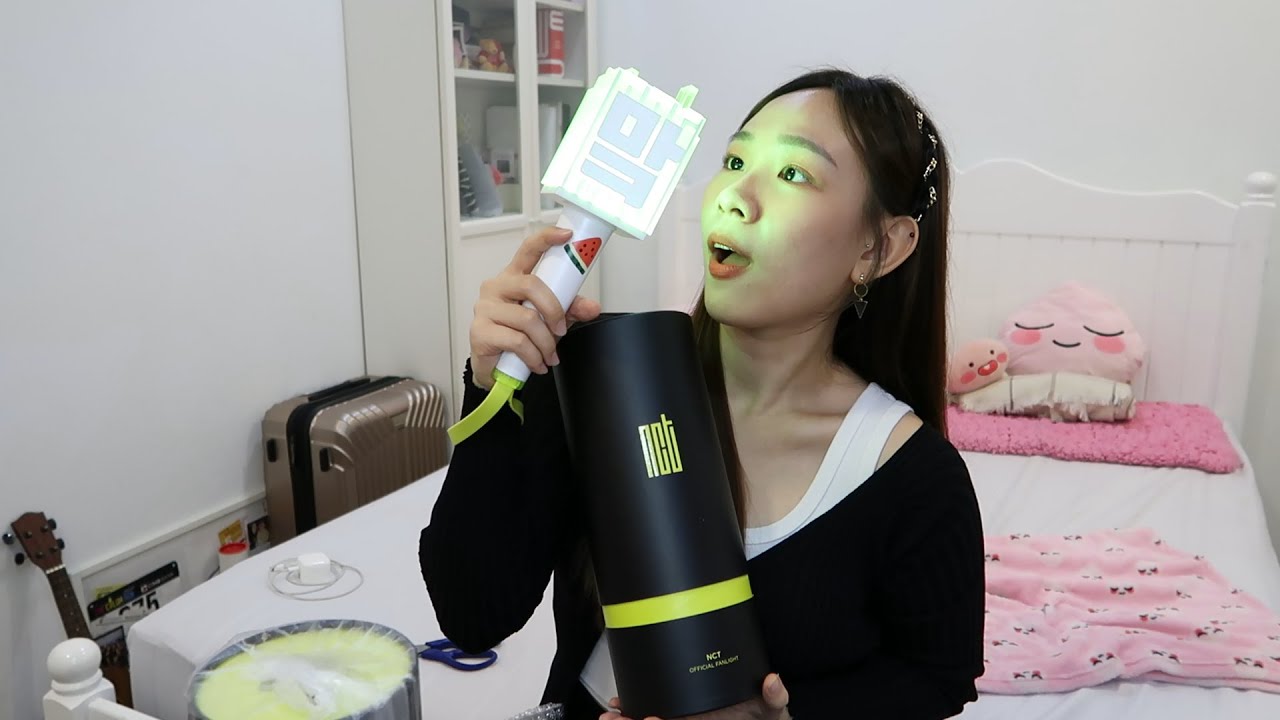 💚NCT Lightstick Unboxing & Decorating 엔시티 믐뭔봉 언박싱💚 | for SEEN FESTIVAL KL 2023