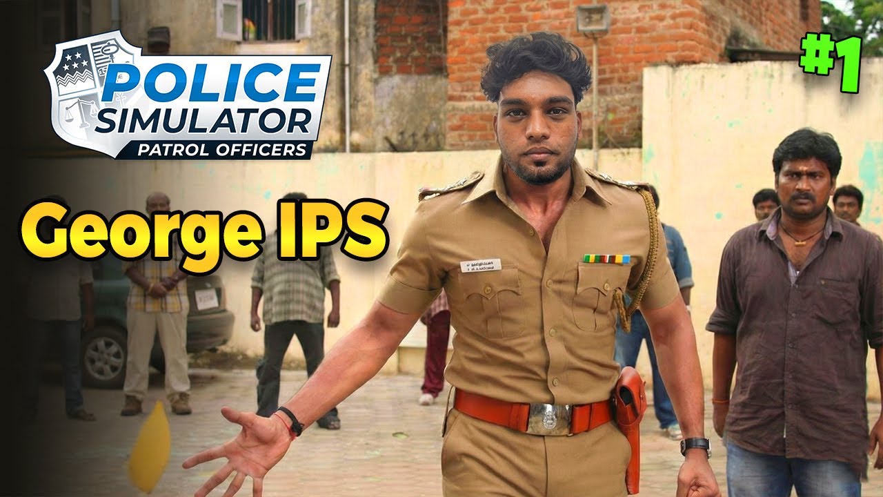 Police Simulator Funny Gameplay 🤣 | I Become Police Officer 😂 | Part 1 | George Gaming |