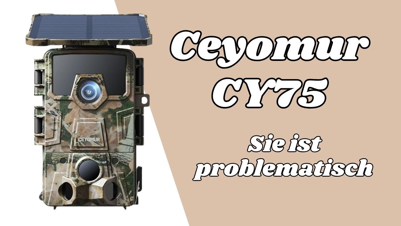 CEYOMUR CY75 - Ceyomur CY75 im Test: Lohnt sich der Kauf? + Wildkamera-Aufnahmen