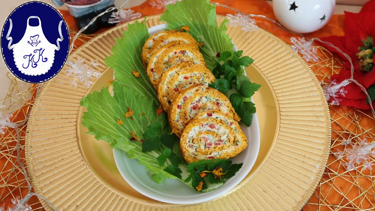 Möhren - Frischkäse - Rolle