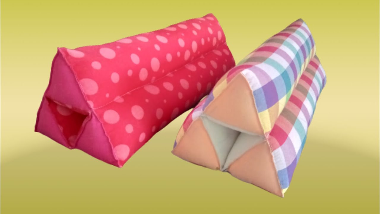 How to Thai triangle cushion พาทำหมอนสามเหลี่ยม2ชั้น3ก้อน