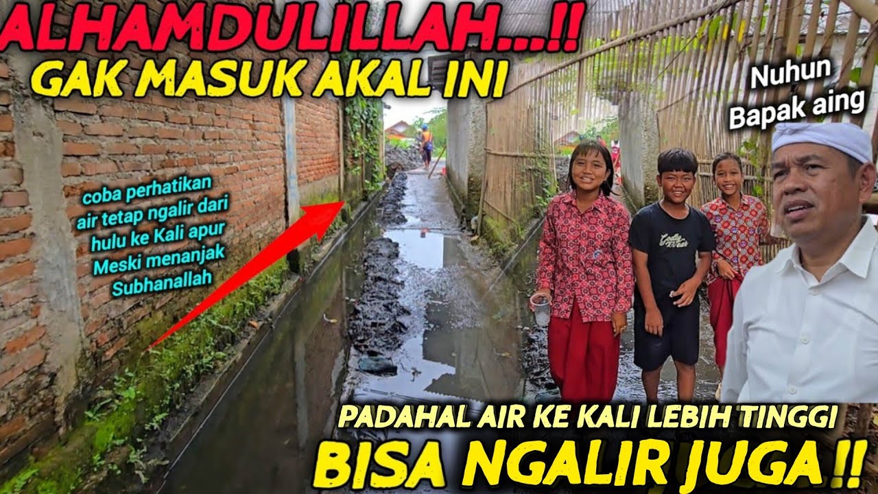 ALHAMDULILLAH DILUAR DUGAAN BANJIR BERBULAN BULAN LANGSUNG SURUT SETELAH KALI APUR DI KERUK❗️