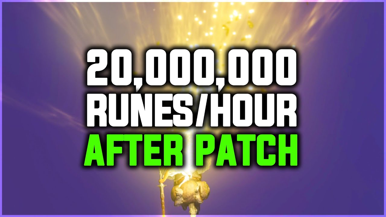 Elden Ring - 20,000,000 RUNES/HOUR Exploit! (After Patch)