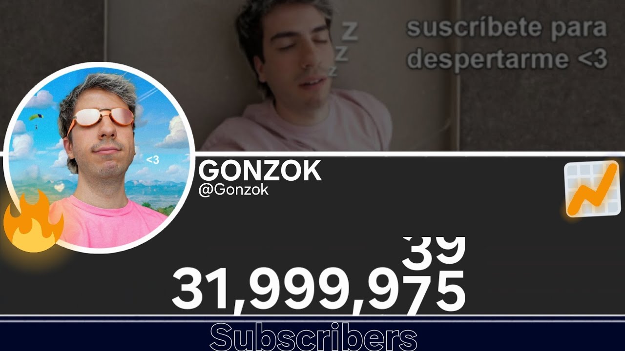 GONZOK Hits 32M Subscribers || YT Battles stream moment