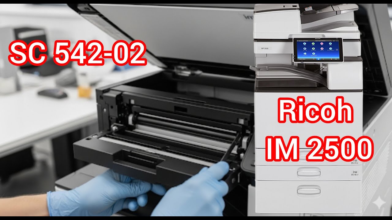 Ricoh IM 2500 SC542-02 Film Service | Step-by-Step Solution ✅