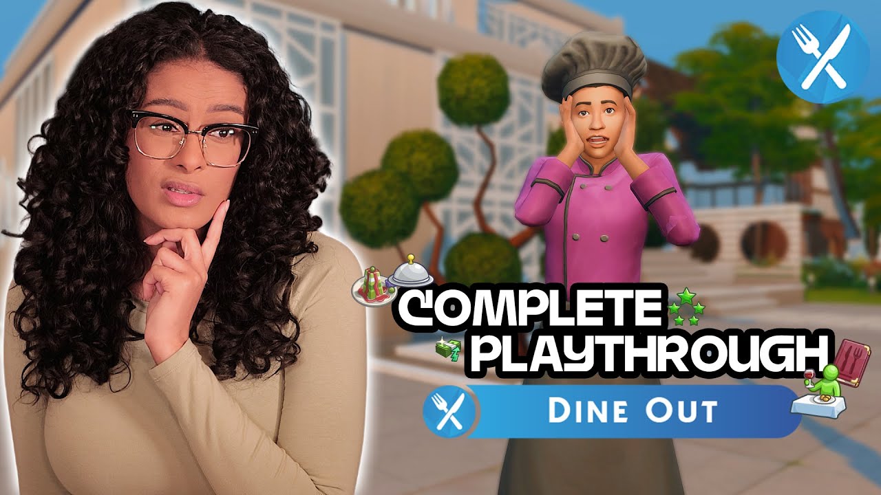 Dine Out Complete Playthrough | The Sims 4 (2025)