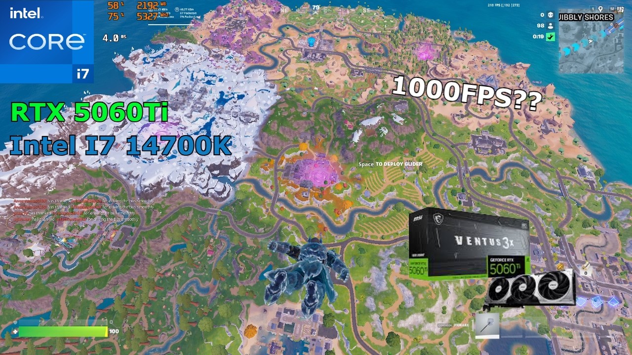 NEW FORTNITE SEASON | RTX 5060Ti + Intel I7 14700K | Battle Royale Gameplay |Legacy Performance Mode