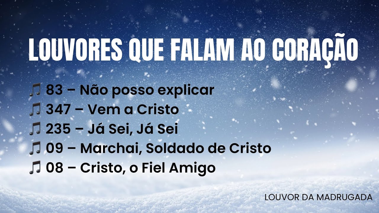 VOCÊ PRECISA OUVIR ISSO HOJE 🙏 Hinos da Harpa Que Tocam a Alma e Renovam a Fé